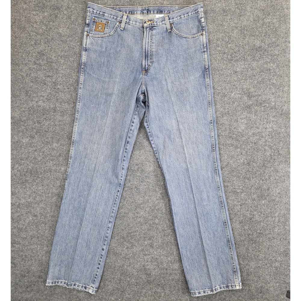 Cinch Jeans Mens 38x34 Blue Denim Bronze Label Straight Leg EDI-Locker Stock